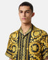 VERSACE Shirt Silk Barocco Print Mens Apparel